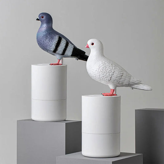 Cute Pigeon Automatic Soap Dispenser Touchless Foaming Soap Dispenser 300ml Electric Foam Soap Dispenser for Bathroom Kitchen