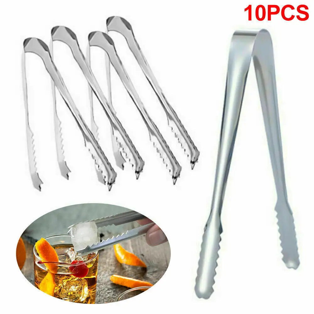10Pcs Wedding Bar Sweet BBQ Candy Buffet Party Kitchen Scoop Ice Tongs Set UK