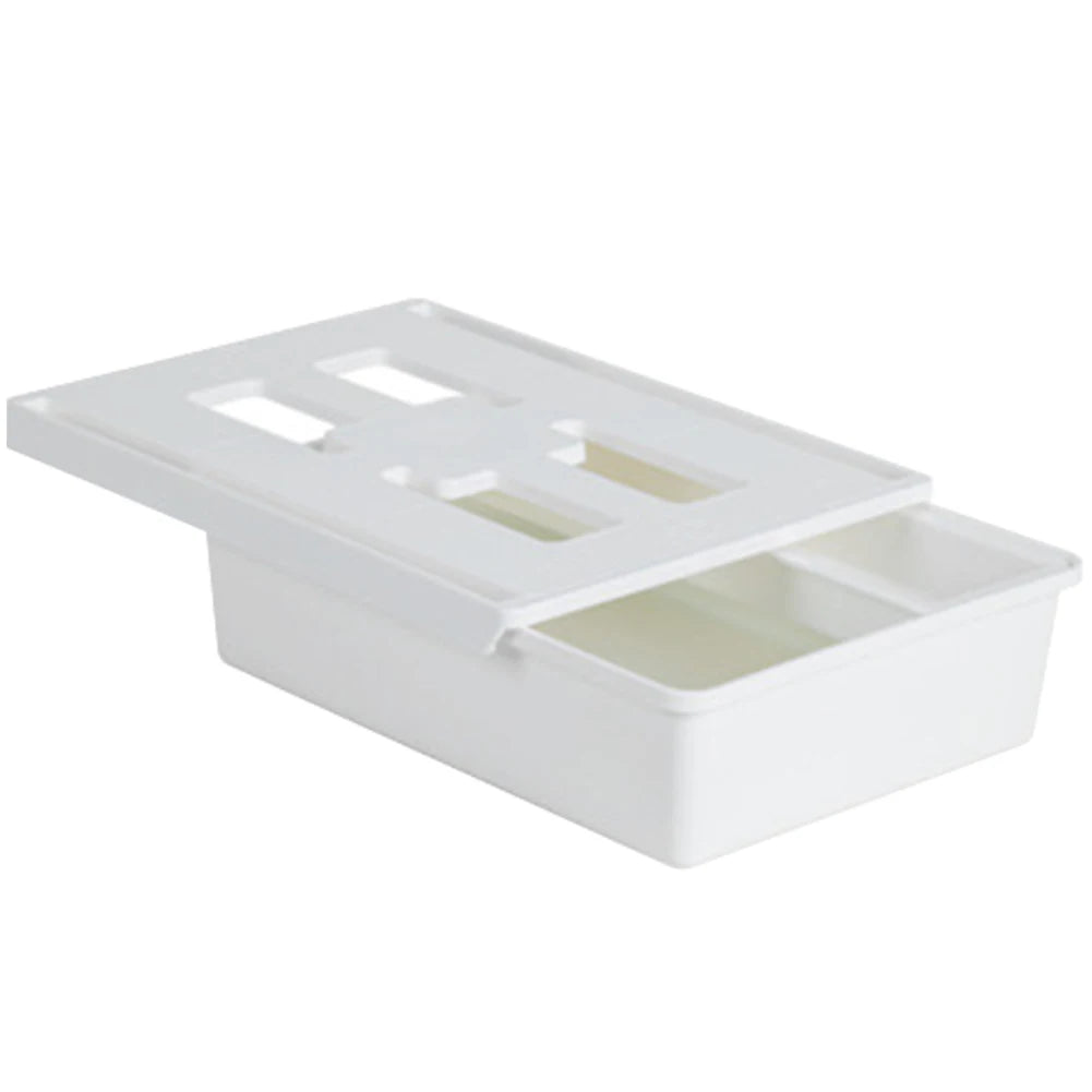 Under Desk Drawer Under Table Storage Holder Self Adhesive Slide Out Drawer Tray Large Capacity for Cosmetics Sundries