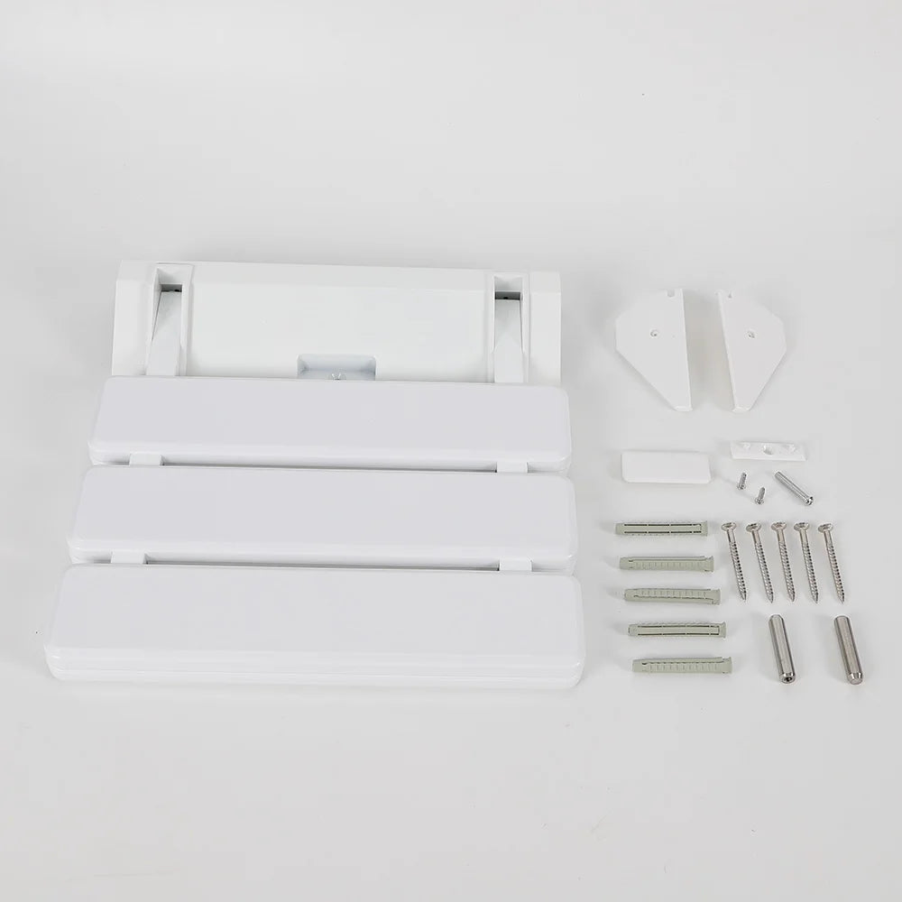 Foldable Shower Seat Wall Mounted for Bathroom Max 130kg