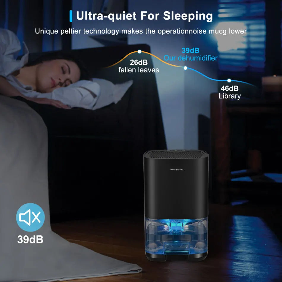 Air Dehumidifier Portable Mute Moisture Absorbers Machine Air Dryer For Home Bedroom Office Kitchen Deodorizer Dryer UK plug