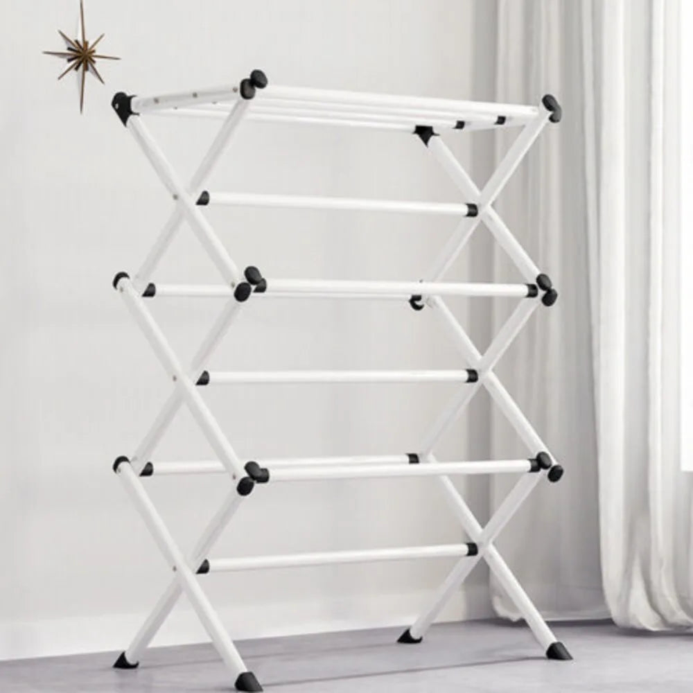 Heavy Duty Airer Drying Rack Clothes Horse Indoor Outdoor Laundry Rack~