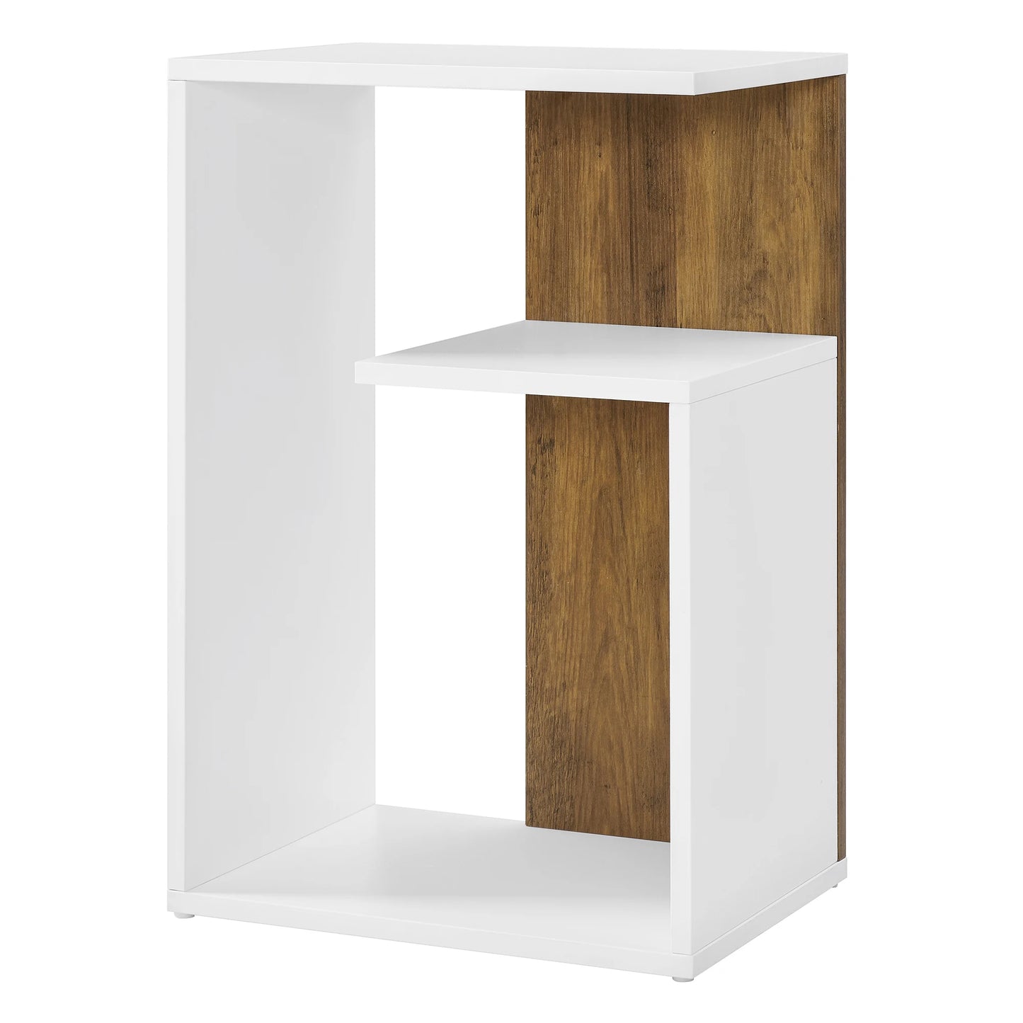 VASAGLE Side Table, Bedside Table, Open Storage, Can Be Used Vertically or Horizontally, Modern, 30 x 40 x 60 cm