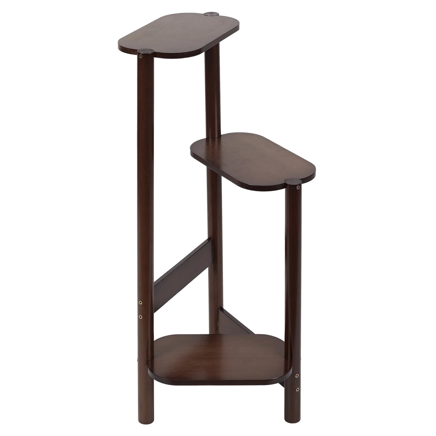 3 Tier Bamboo Tall Corner Plant Rack Planter Stand Flower Pot Holder Storage Rack for Balcony Garden Patio