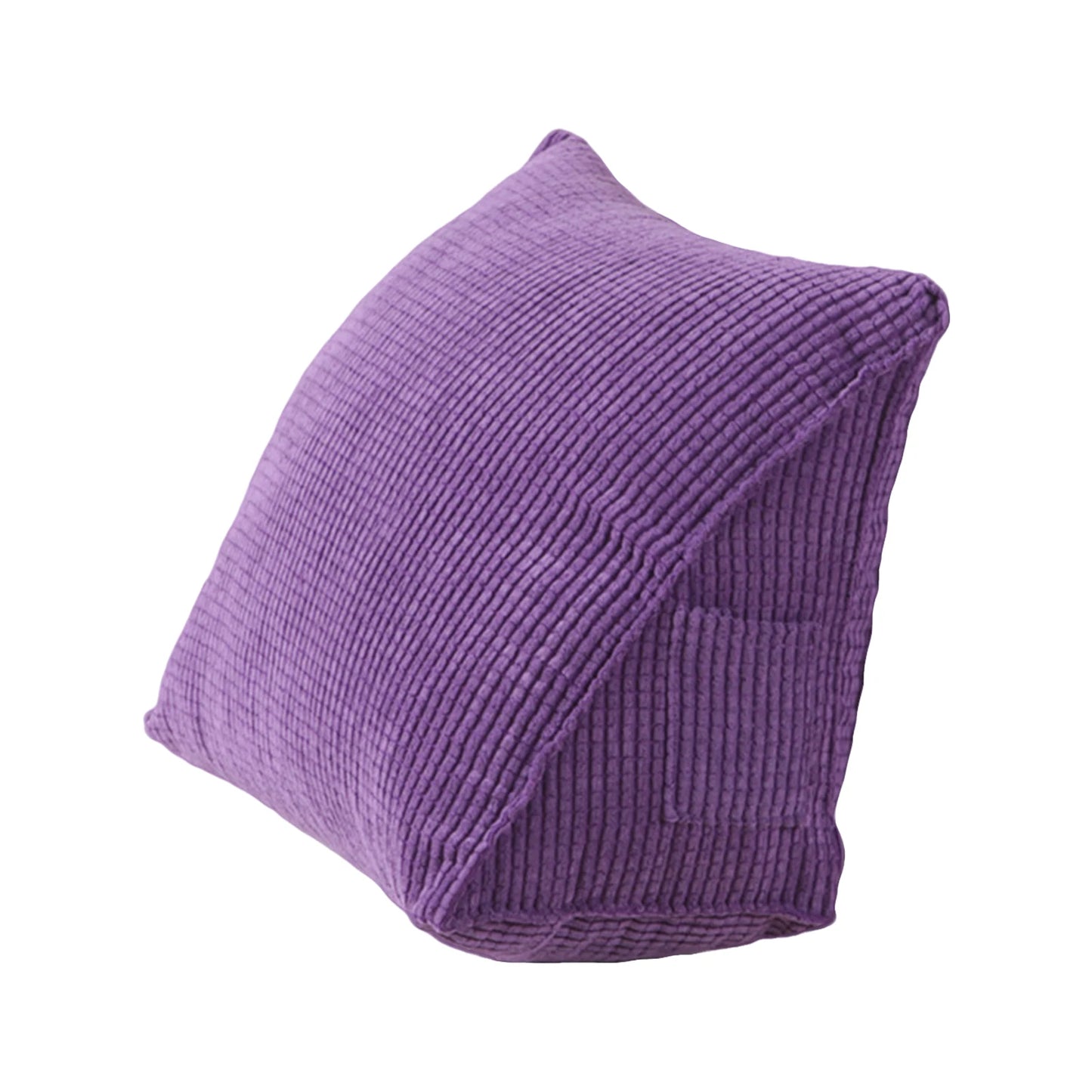 Triangle Pillow Comfortable Reading Pillow With Zip Pocket Triangle Wedge Bolster Small Back Support Pillow Cushie Pillows