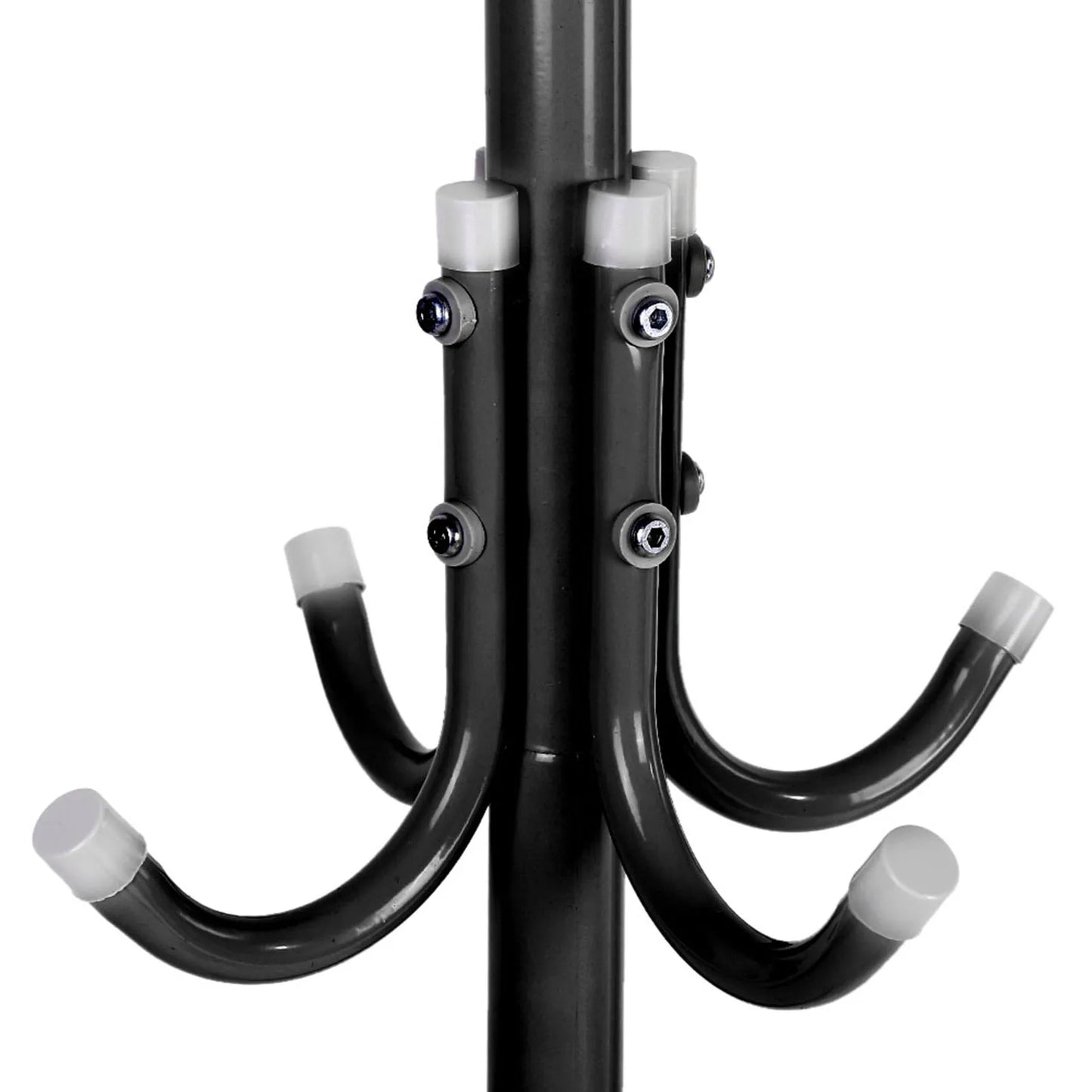 Coat Clothes Stand Coat Hat Tree Stand Multi Hook Metal Coat Hat Rack Tree Stand Clothes Bag Hanger Organizer for Home Bedroom