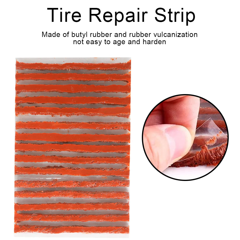 [UK STOCK] 22pc Car Tire Repair Tools set Tire Repair Glue, Glue Strips, Allen Wrench Motorcycle Bike Auto repair Wrench