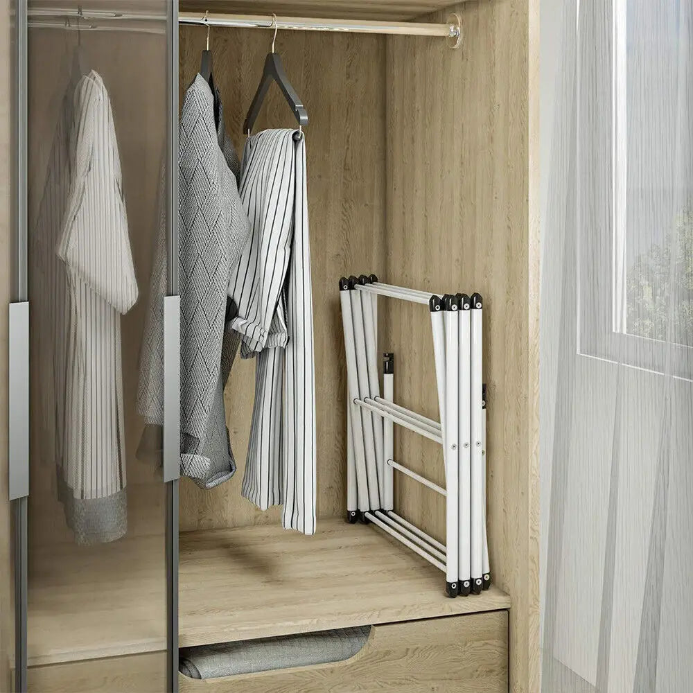 Heavy Duty Airer Drying Rack Clothes Horse Indoor Outdoor Laundry Rack~