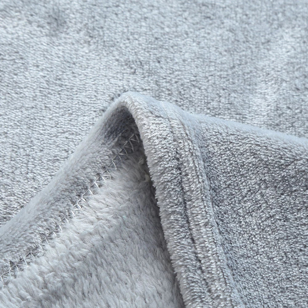 1-10PCS Flannel Fleece Blanket Winter Cozy Soft Blankets Multifunctional Farley Plush Blanket Cover Thermal Mat For Home Office