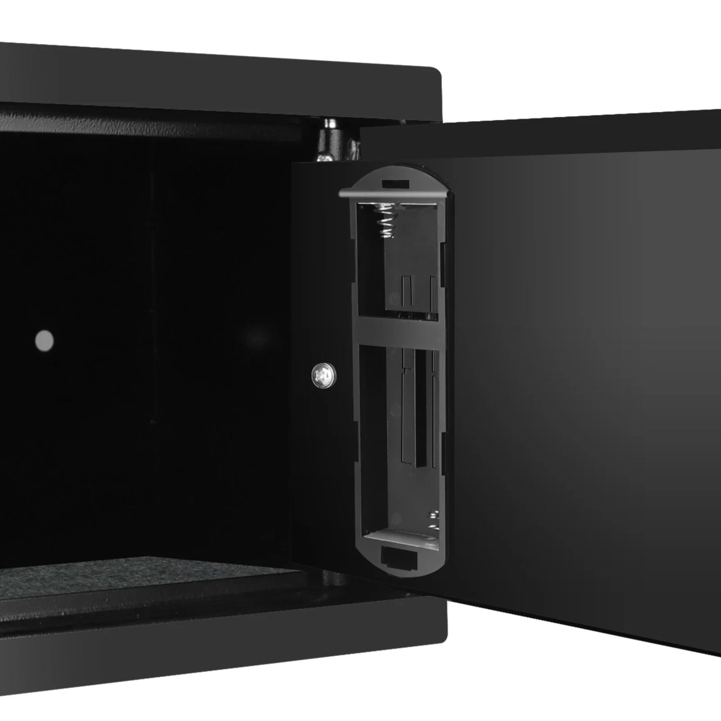 8.5L Small Digital Safe for Home,Electronic Cabinet Safes Fireproof Safes with Key &Electronic Lock,Security Safe Cash Box