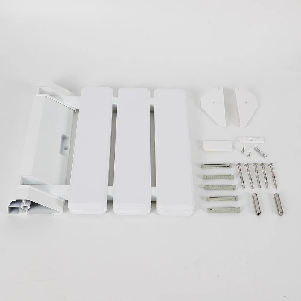 Foldable Shower Seat Wall Mounted for Bathroom Max 130kg