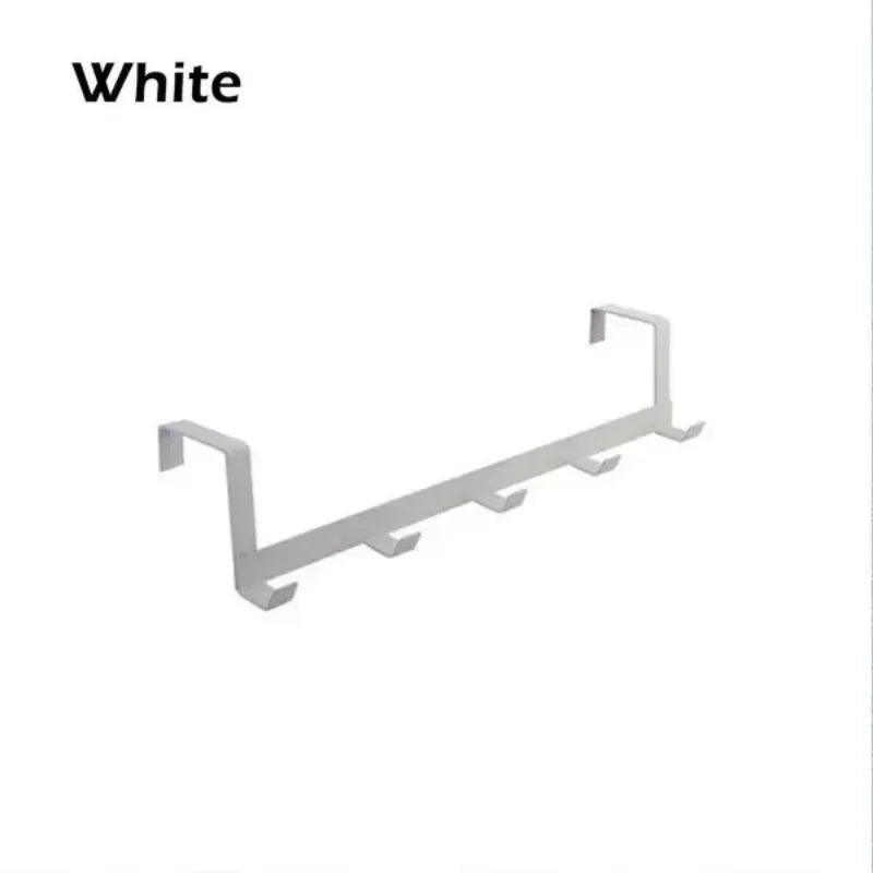 1 Pc Intimate 5 Practical Storage Hook Iron Hanger For Free Drill Locker Door Coat Rack Home Accessories Keyholder Cat hook Hook