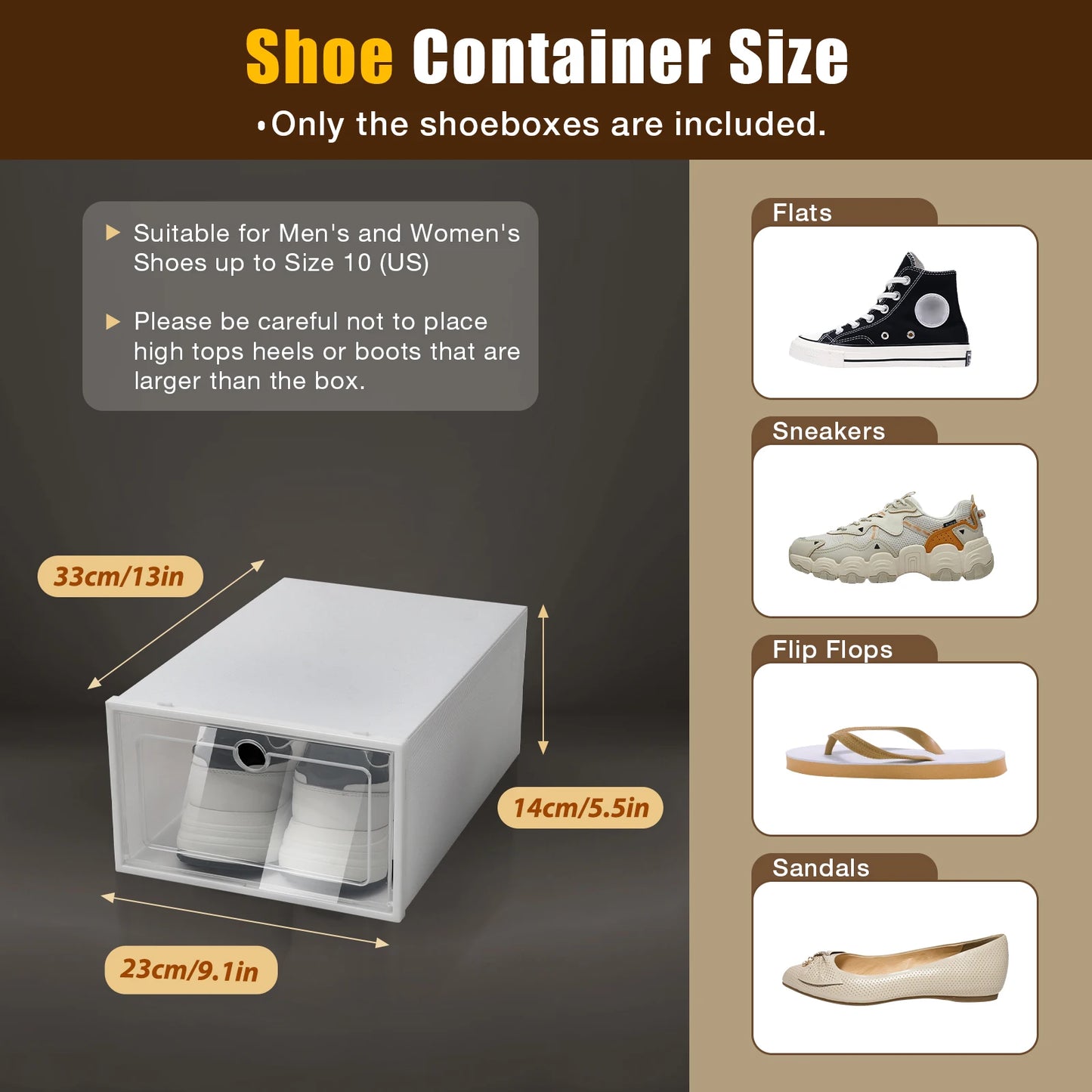 Modern Mini 24pcs Transparent Shoes Organizers Assemblable Plastic Thickened Foldable Dustproof Storage Box