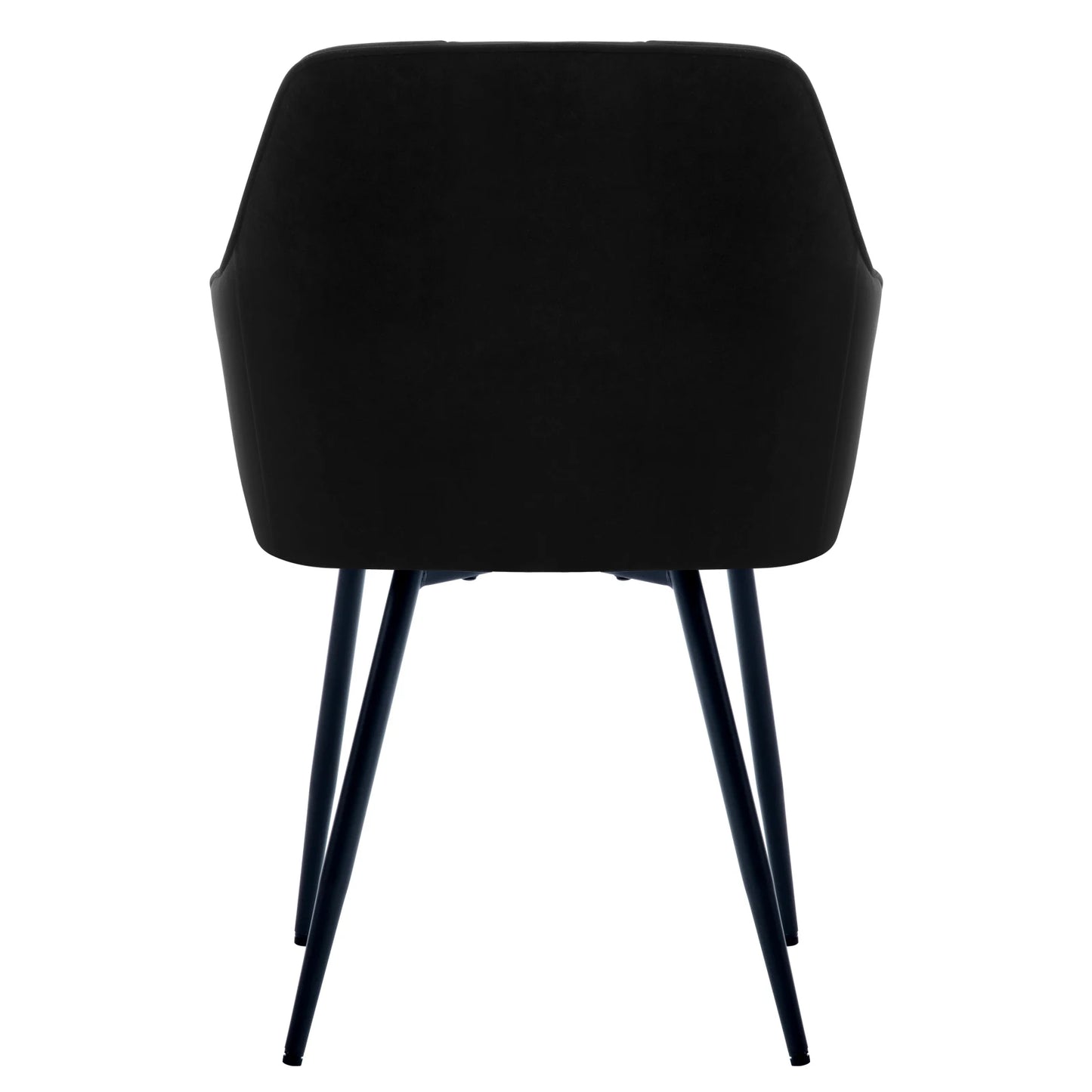 WOLTU 2PCS/Set Dining Chairs Upholstered Kitchen Chairs with Backrest Armrests Metal Legs for Living Room Office Dressing Table