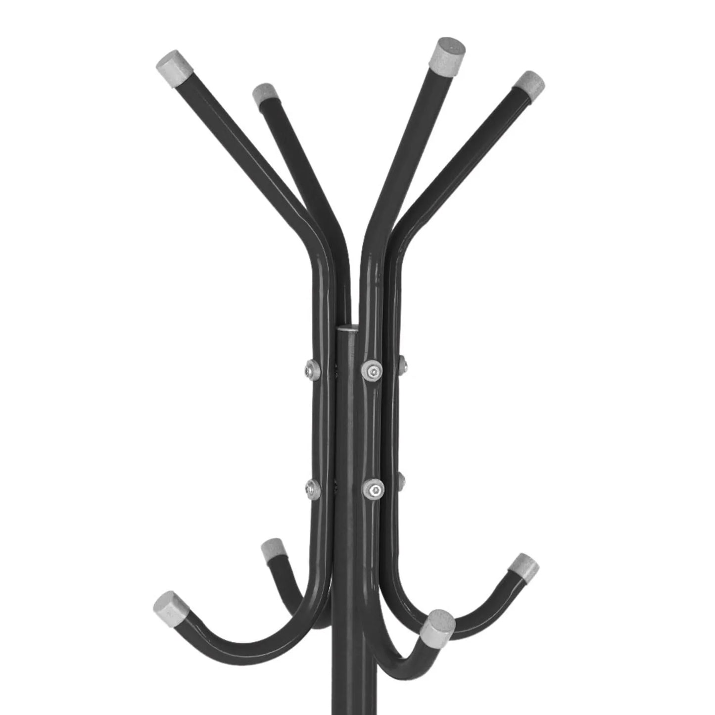 Coat Clothes Stand Coat Hat Tree Stand Multi Hook Metal Coat Hat Rack Tree Stand Clothes Bag Hanger Organizer for Home Bedroom
